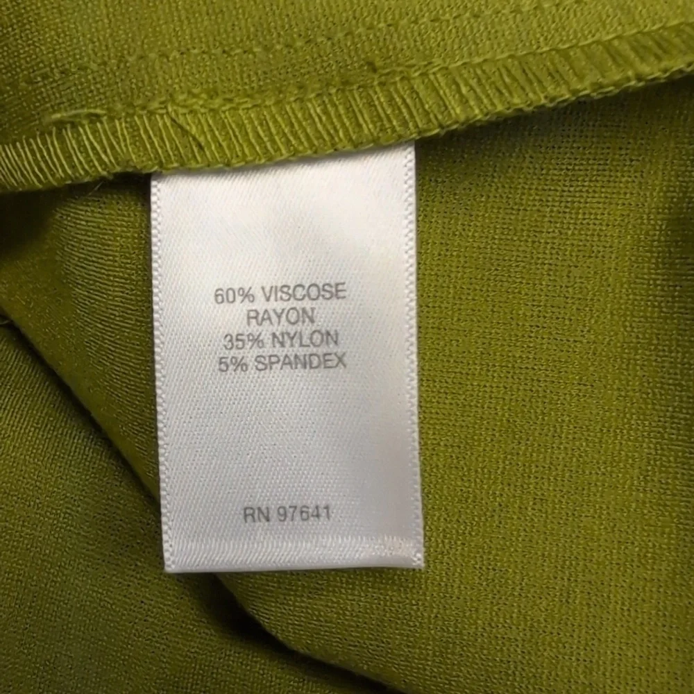 J. Jill Ponte Pencil Stretchy Green (Vine) Skirt 2X NWT